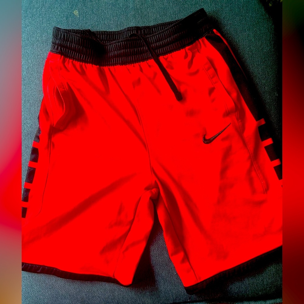 Size XL young men’s Nike red/black dry fit athletic shorts